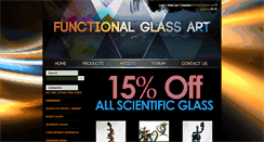 Desktop Screenshot of functionalglassart.com